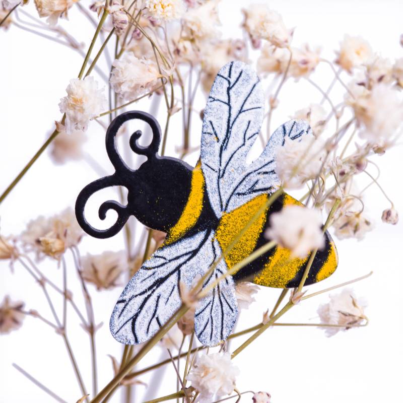 Handbemalte Bienen Brosche - Emaille, Edelstahl, Pin, Abzeichen Handbemalte Bienen Brosche - Emaille, Edelstahl, Pin, Abzeichen von ParadaJewelry