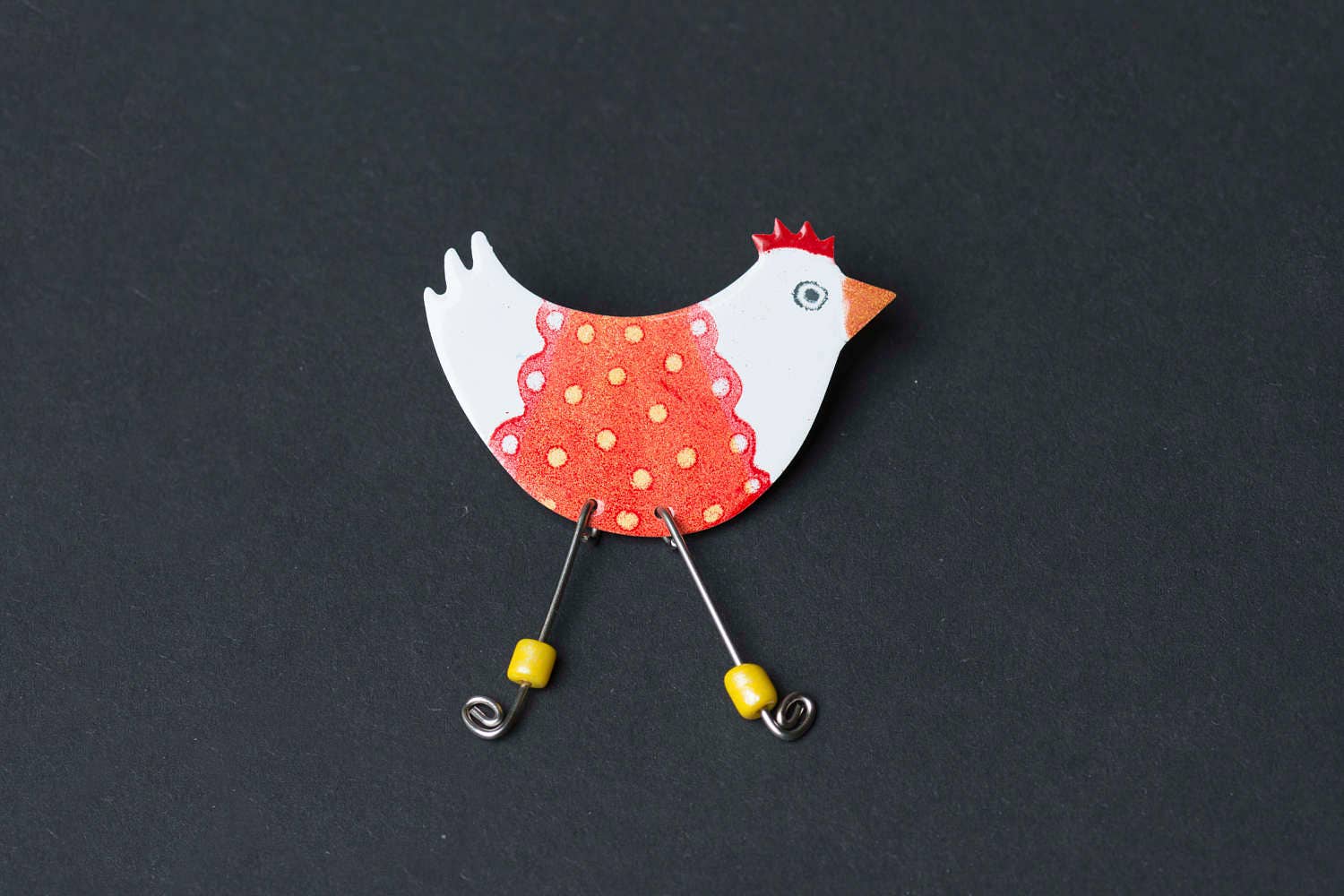 Tier Abzeichen, Schmuck, Schrullige Huhn Brosche, Dumme Ungewöhnliche Seltsame Bunte Pin Tier Abzeichen, Schmuck, Schrullige Huhn Brosche, Dumme Ungewöhnliche Seltsame Bunte Pin von ParadaJewelry
