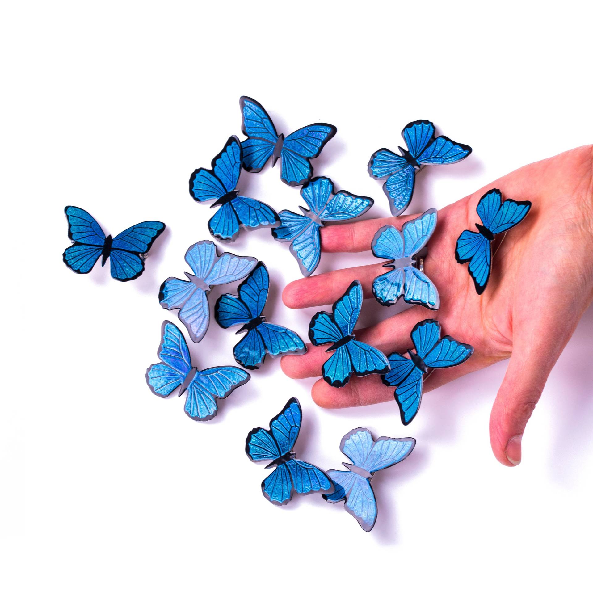 Witziger Blauer Schmetterling Pin Auf Edelstahl Witziger Blauer Schmetterling Pin Auf Edelstahl von ParadaJewelry