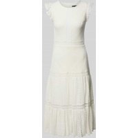 Paradi Cocktailkleid mit Häkelspitze in Offwhite, Größe 38 von Paradi