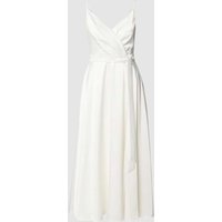 Paradi Cocktailkleid mit V-Ausschnitt in Offwhite, Größe 34 von Paradi