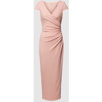 Paradi Cocktailkleid mit seitlicher Raffung in Pink, Größe 38 von Paradi