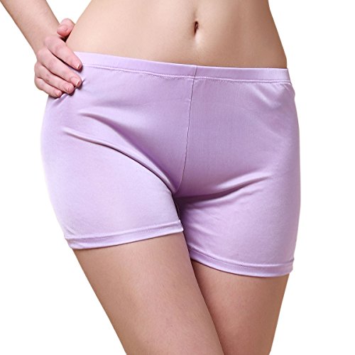 Paradise Silk Damen Boyshorts aus reiner Seide, violett, 38 von Paradise Silk