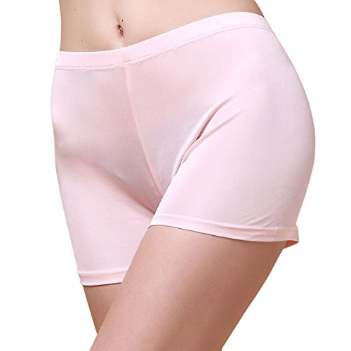 Paradise Silk Damen-Shorts aus reiner Seide, Boyshorts, rose, 42 von Paradise Silk