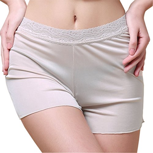 Paradise Silk – Damen Unterhose Gr. Large, Beige von Paradise Silk