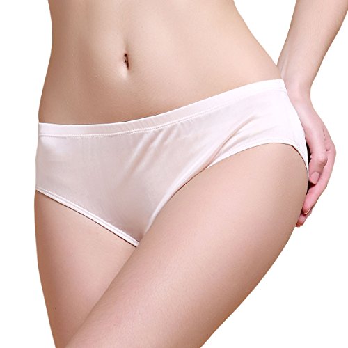 Paradise Silk Damen-Unterhose aus reiner Seide, fleischfarben, 36 von Paradise Silk