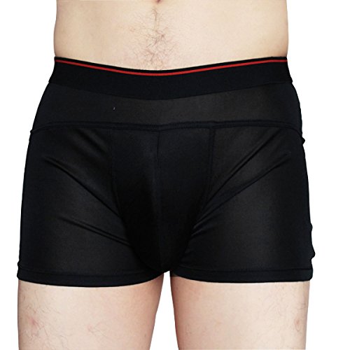 Paradise Silk Herren Boxershort Gr. M, Schwarz - Schwarz von Paradise Silk