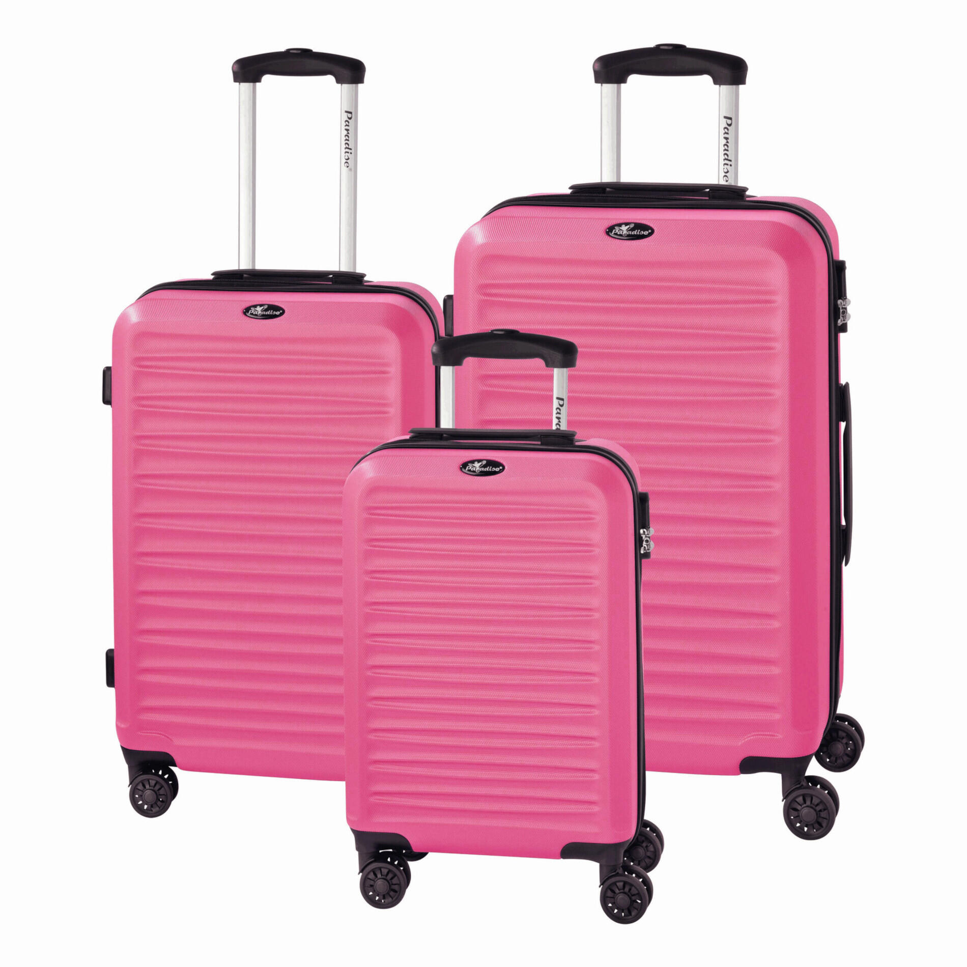 Paradise by CHECK.IN - Paradise by CHECK.IN 3-tlg. Kofferset HAVANNA 2.0 Paradise - pink Koffer24 von Paradise by CHECK.IN