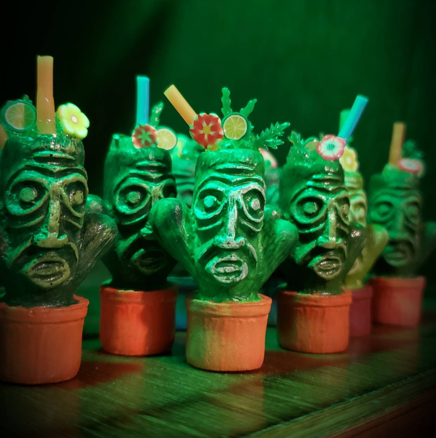 Mini Topf Kaktus Tiki Vorrat von ParadiseOblivion