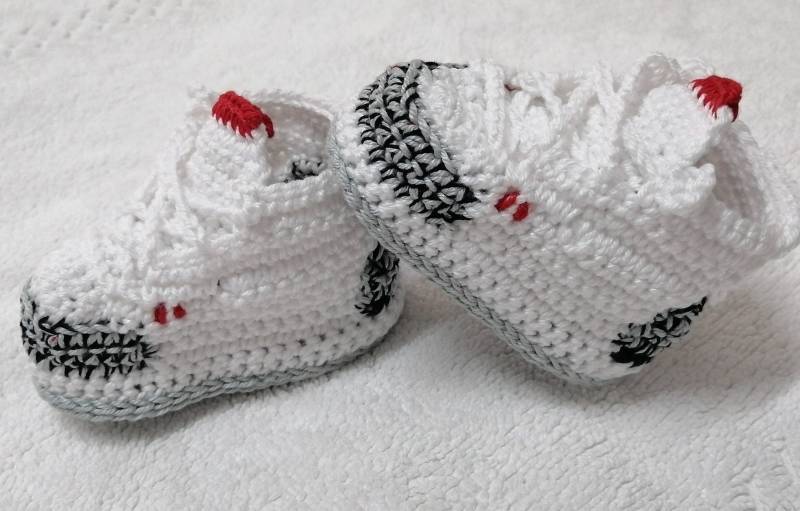 Gehäkelte Baby, Häkelschuhe von ParadiseShoes