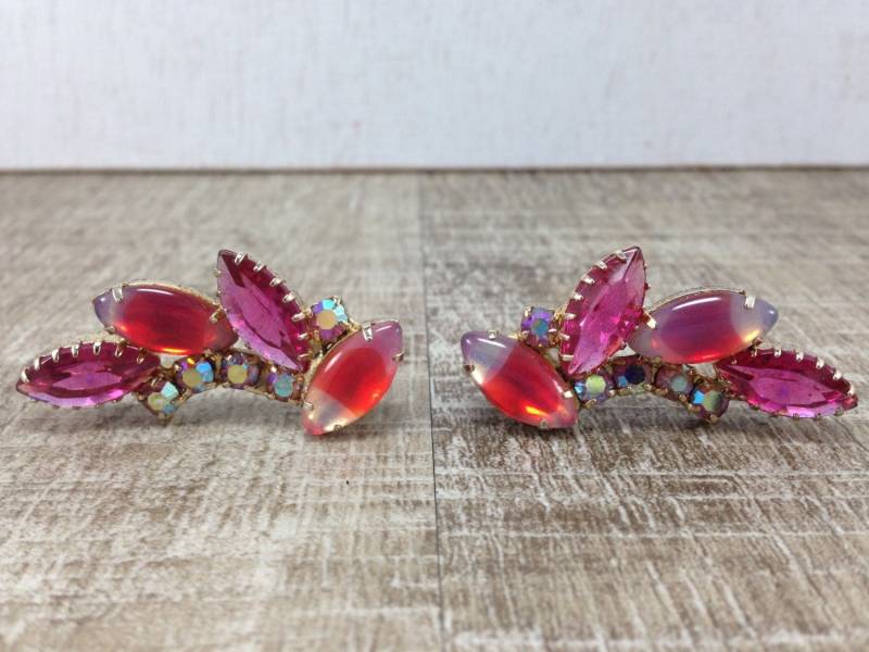 Vintage Exquisitjuliana Ab Strass Cab Gold Tone Ohrringe von ParadiseVintageJewel