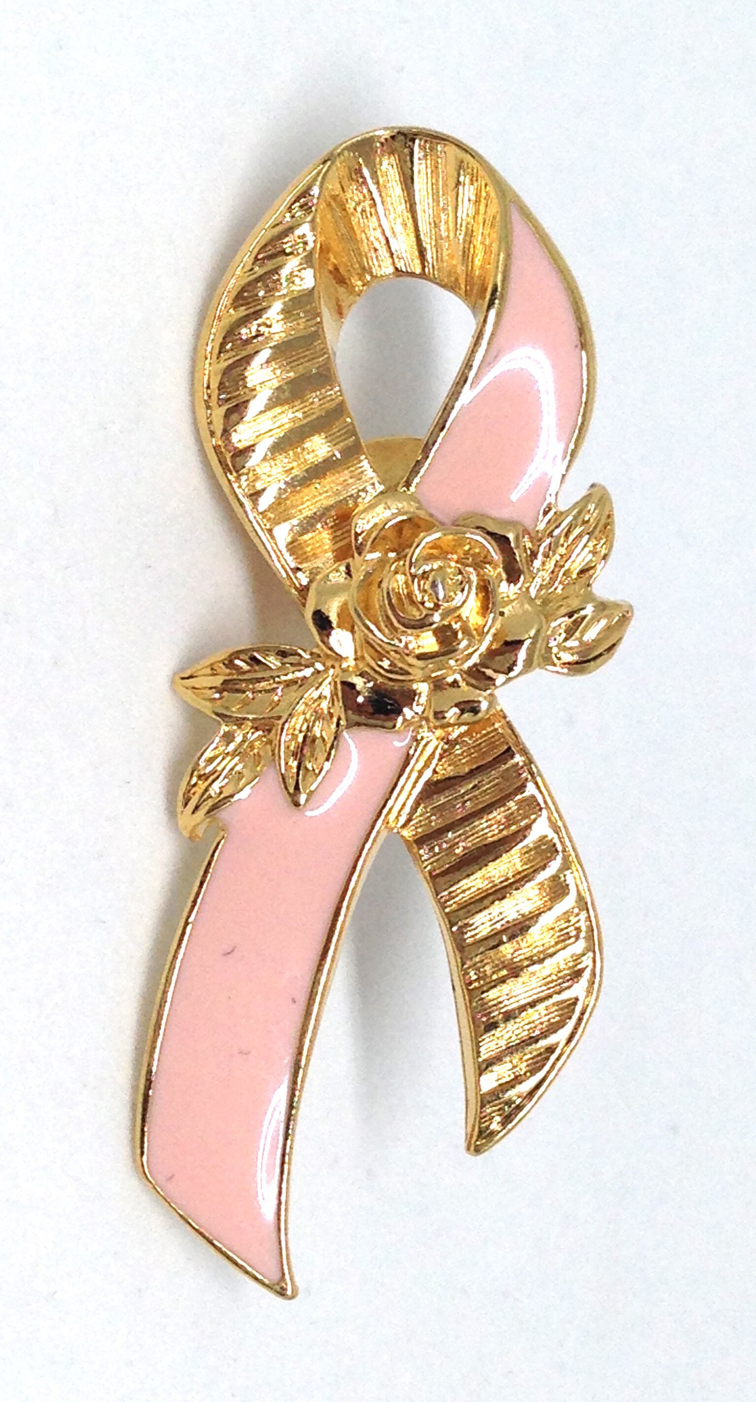 Vintage Oktober Krebs Monat Signiert Avon Rosa Emaille Band Brosche von ParadiseVintageJewel