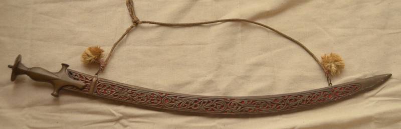 Schönes Antikes Altes Säbelschwert Mit Bronzescheide von ParadiseVtgJewelry