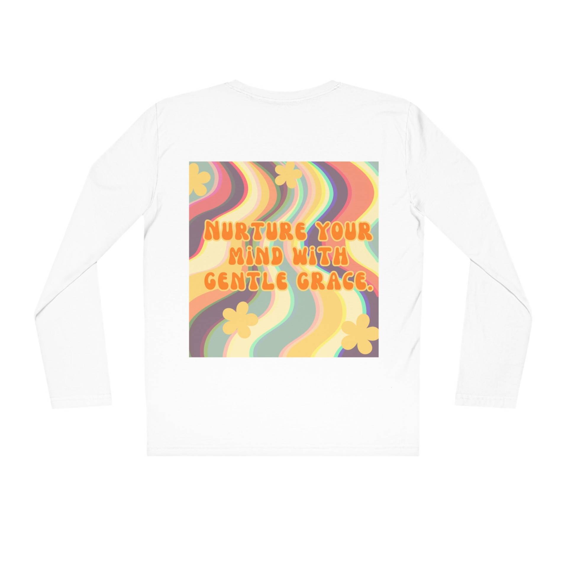 Unisex Longsleeve Backprint Nurture Your Mind Unisex Longsleeve Backprint Nurture Your Mind von Paradized