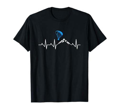Gleitschirmfliegen Herzschlag Paragleiter Geschenk T-Shirt von Paragleiter Paragleiten Fallschirm T-Shirts