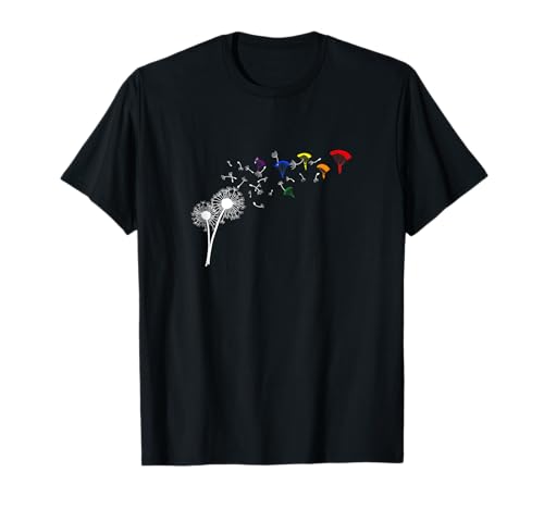 Pusteblume Gay Pride T-Shirt Löwenzahn Paragleiter Geschenk T-Shirt Pusteblume Gay Pride T-Shirt Löwenzahn Paragleiter Geschenk T-Shirt von Paragleiter Paragleiten Fallschirm T-Shirts