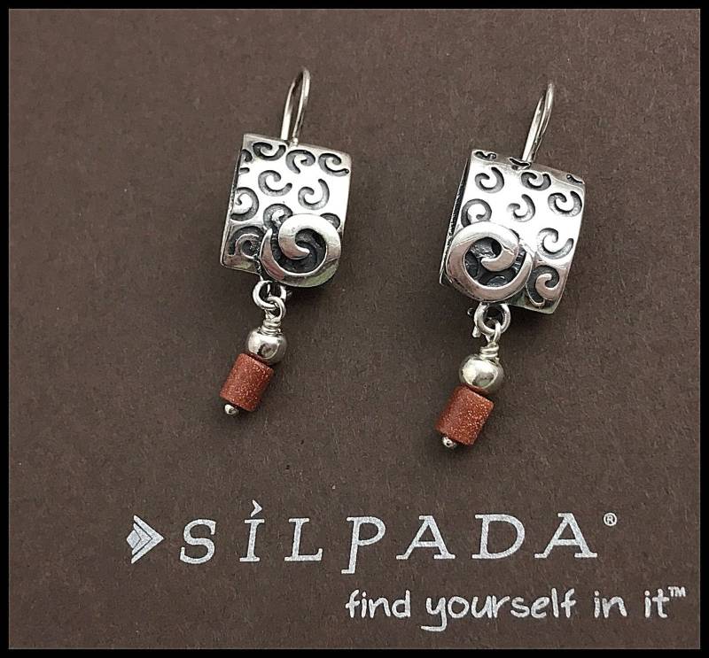 Silpada 925 Sterling Silber Und Sandstein Tropfen Ohrringe W0895 Silpada 925 Sterling Silber Und Sandstein Tropfen Ohrringe W0895 von ParagonSilverCo