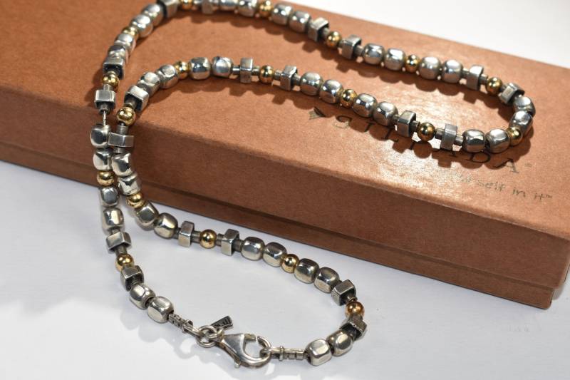 Silpada Seltene Vintage Sterling Silber 14K Gold Filled Perlenkette 16" Silpada Seltene Vintage Sterling Silber 14K Gold Filled Perlenkette 16" von ParagonSilverCo