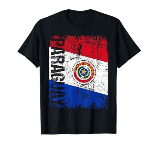 PARAGUAY Flagge Damen Herren Kinder PARAGUAY T-Shirt PARAGUAY Flagge Damen Herren Kinder PARAGUAY T-Shirt von Paraguay Family Shop