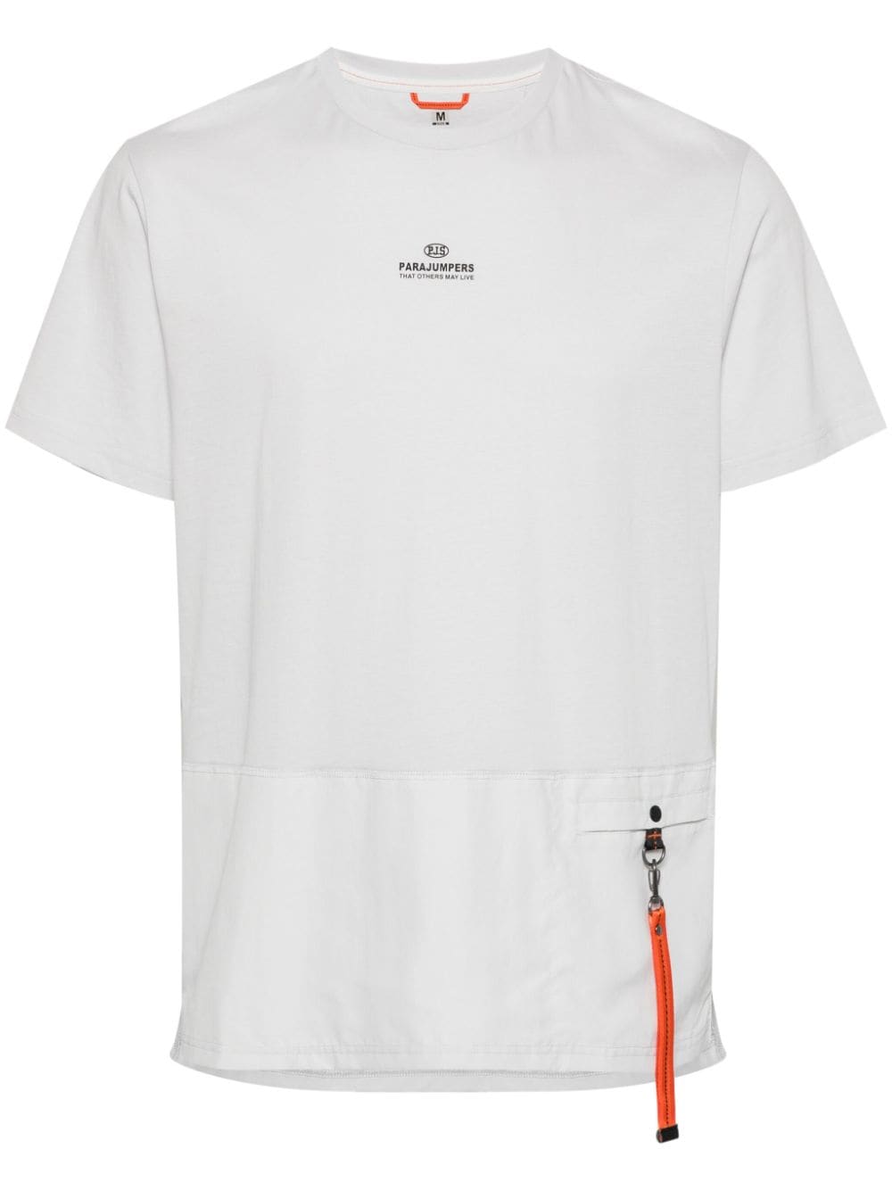 Parajumpers Clint T-Shirt mit Einsätzen - Grau von Parajumpers