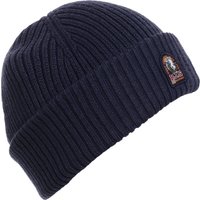 Parajumpers Strickmütze aus einem Merinowoll-Mix mit Logo-Aufnäher in 0 von Parajumpers