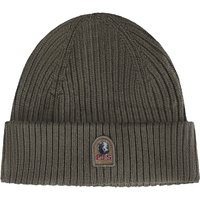 Parajumpers Strickmütze aus einem Merinowoll-Mix mit Logo-Aufnäher in 0 von Parajumpers
