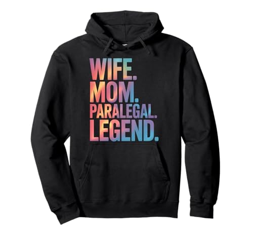 Ehefrau Mama Paralegal Legend Pullover Hoodie von Paralegal Pride Apparel