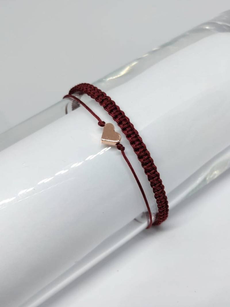 Armband Set | Duo Herz Makramee Armbänder Filigran Und Geflochten Zwei Im Geschenksideen Für Frauen Geschenkset Armband Set | Duo Herz Makramee Armbänder Filigran Und Geflochten Zwei Im Geschenksideen Für Frauen Geschenkset von ParamigoAccessoires