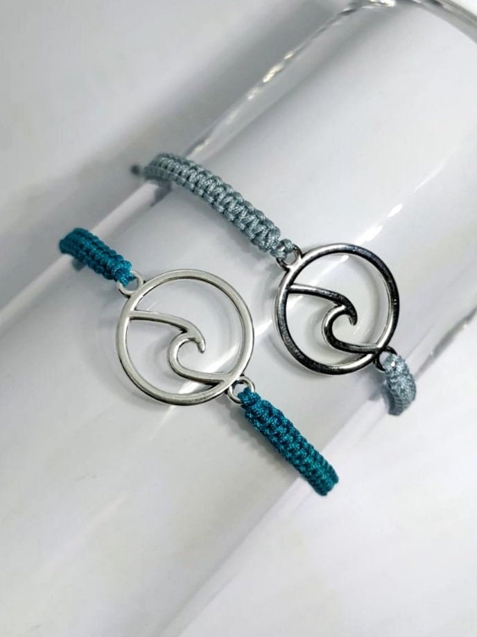 Armband Makramee | Maritimes Wellen Accessoires Für Sommer Meer Seemannsarmband Urlauber Armband Makramee | Maritimes Wellen Accessoires Für Sommer Meer Seemannsarmband Urlauber von ParamigoAccessoires