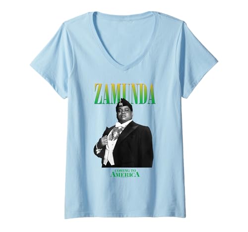 Damen ZAMINDA kommt nach Amerika - T-Shirt mit V-Ausschnitt Damen ZAMINDA kommt nach Amerika - T-Shirt mit V-Ausschnitt von Paramount