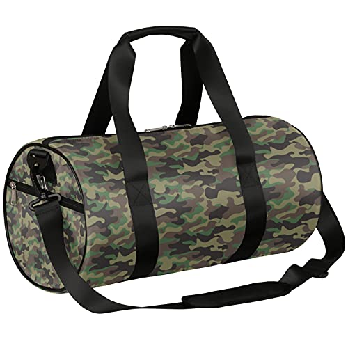 DDEET Abstrakte Vintage-Camouflage-Reisetasche, Reisetasche, Reisetasche, langlebig, Tanztraining, Yoga, Handtasche, Wochenender, Übernachtung, Strand, Schule, Alltag für Männer und Frauen, Abstraktes von Pardick