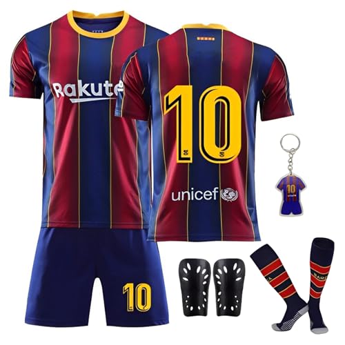 Pardofelis Trikot für Kinder Set, Fussball Trikot Kinder, Outdoor Football Jersey Trikots, Fußball T-Shirt Shorts Socken und Schienbeinschoner für Junge (Blau, 140-150) von Pardofelis