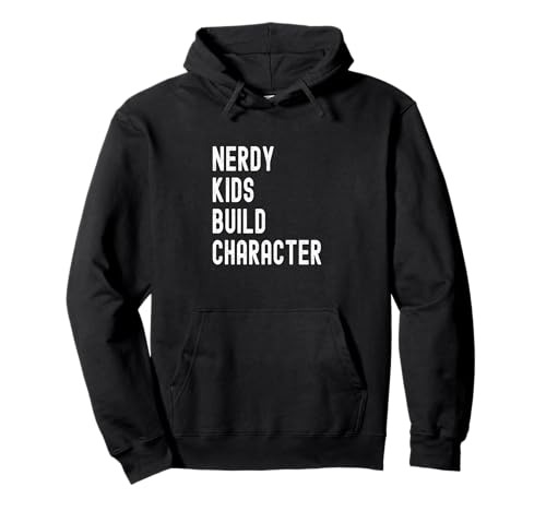 Nerdige Kinder Bauen Charakter Pullover Hoodie von Parenthood