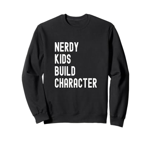 Nerdige Kinder Bauen Charakter Sweatshirt von Parenthood