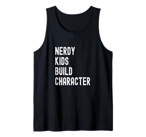 Nerdige Kinder Bauen Charakter Tank Top von Parenthood