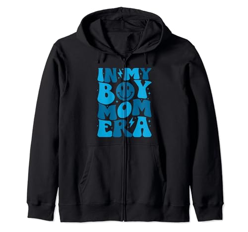 In My Boy Mom Era, Gender Reveal, Pregnancy Announcement Mom Kapuzenjacke von Parenting Halloween Thanksgiving Christmas 2023