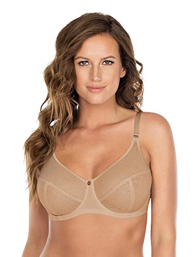 Parfait Damen Cobertura Completa Minimizer BH, Halbtransparent, Piel (European Nude), 75GG von Parfait