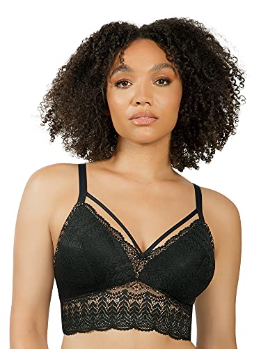 Parfait Damen Padded BH, Blickdicht, Schwarz, 65C von Parfait
