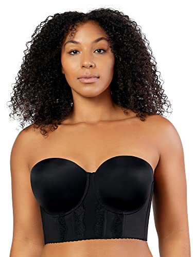 Parfait Elissa P50116 Damen-BH, trägerlos, kurz, nahtlos-Schwarz-75H von Parfait