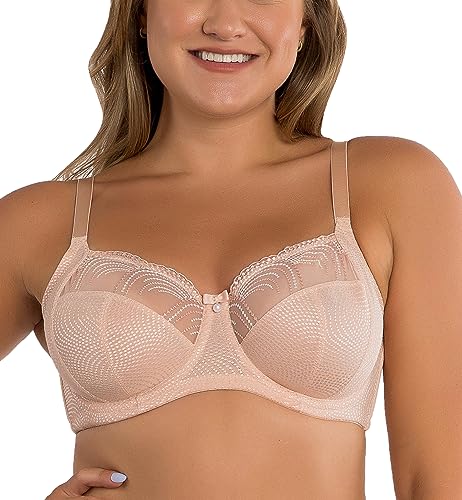 Parfait Pearl P60923 Women's Unlined Full Busted Bra BH mit voller Abdeckung,Kamee stieg,70F von Parfait