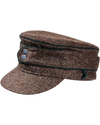 Parforce Traditional Hunting Baschlikmütze Dunkelbraun/Grün 56 von Parforce Traditional Hunting