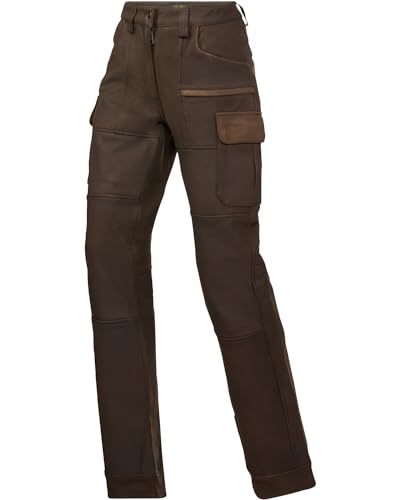 Parforce Traditional Hunting Damen Lederhose Prestige Full-Bull Braun/Dunkelbraun 44 von Parforce Traditional Hunting