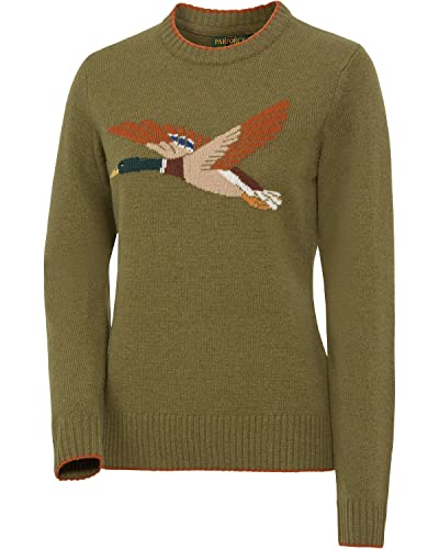 Parforce Traditional Hunting Damen Pullover Oliv 36 von Parforce Traditional Hunting