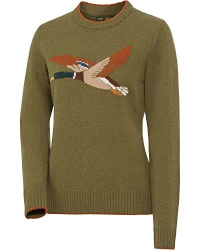 Parforce Traditional Hunting Damen Pullover Oliv 40 von Parforce Traditional Hunting