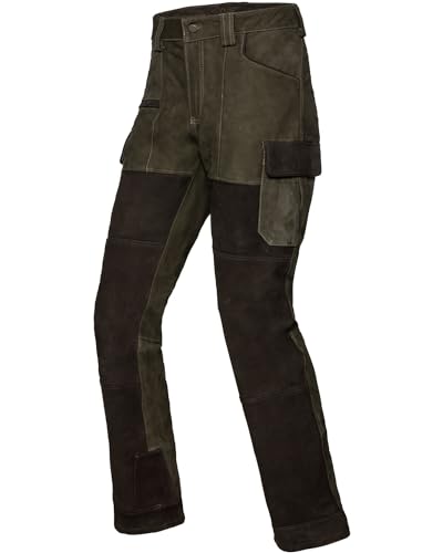 Parforce Traditional Hunting Lederhose Prestige Full-Bull Oliv/Braun 52 von Parforce Traditional Hunting