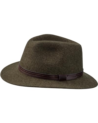 Parforce Traditional Hunting Wollfilz-Hut Oliv Melange 58 von Parforce Traditional Hunting