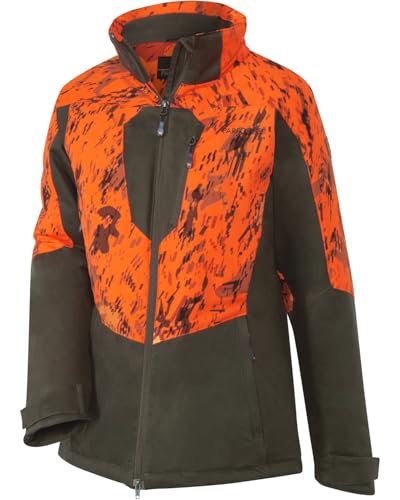 Parforce Damen Drückjagd-Funktionsjacke Oliv/Signaltarn XXL von Parforce