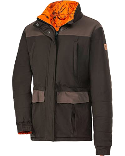 Parforce Damen Winter-Wendejacke Sphere Signalorange/Braun XXL von Parforce