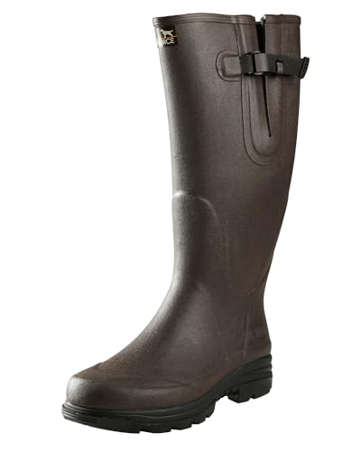 Parforce Gummistiefel mit Neoprenfutter Braun 48 von Parforce