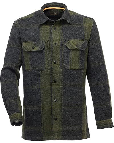 Parforce Hemdjacke Frank Oliv kariert 4XL von Parforce